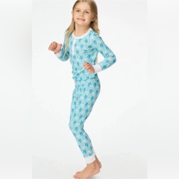 Roller Rabbit Blue Star Monkey Pajamas